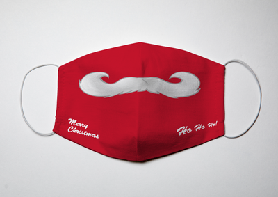 Santa Moustache mondmasker - welovegdgts